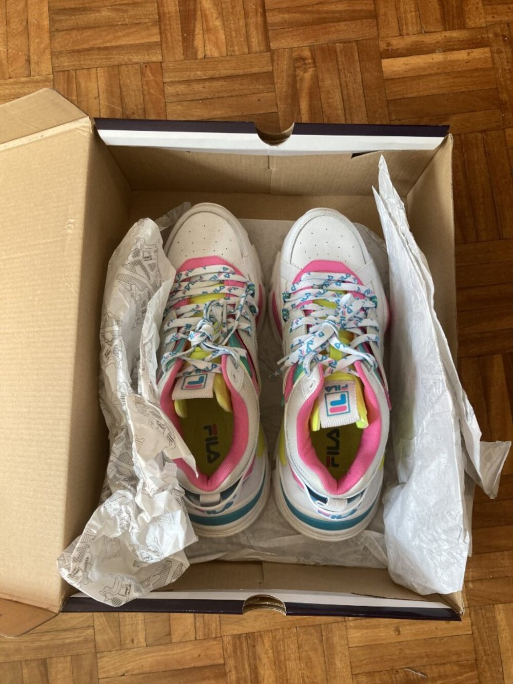 FILA Cage Mid Mixed Media Shoes Women's Size 9.5